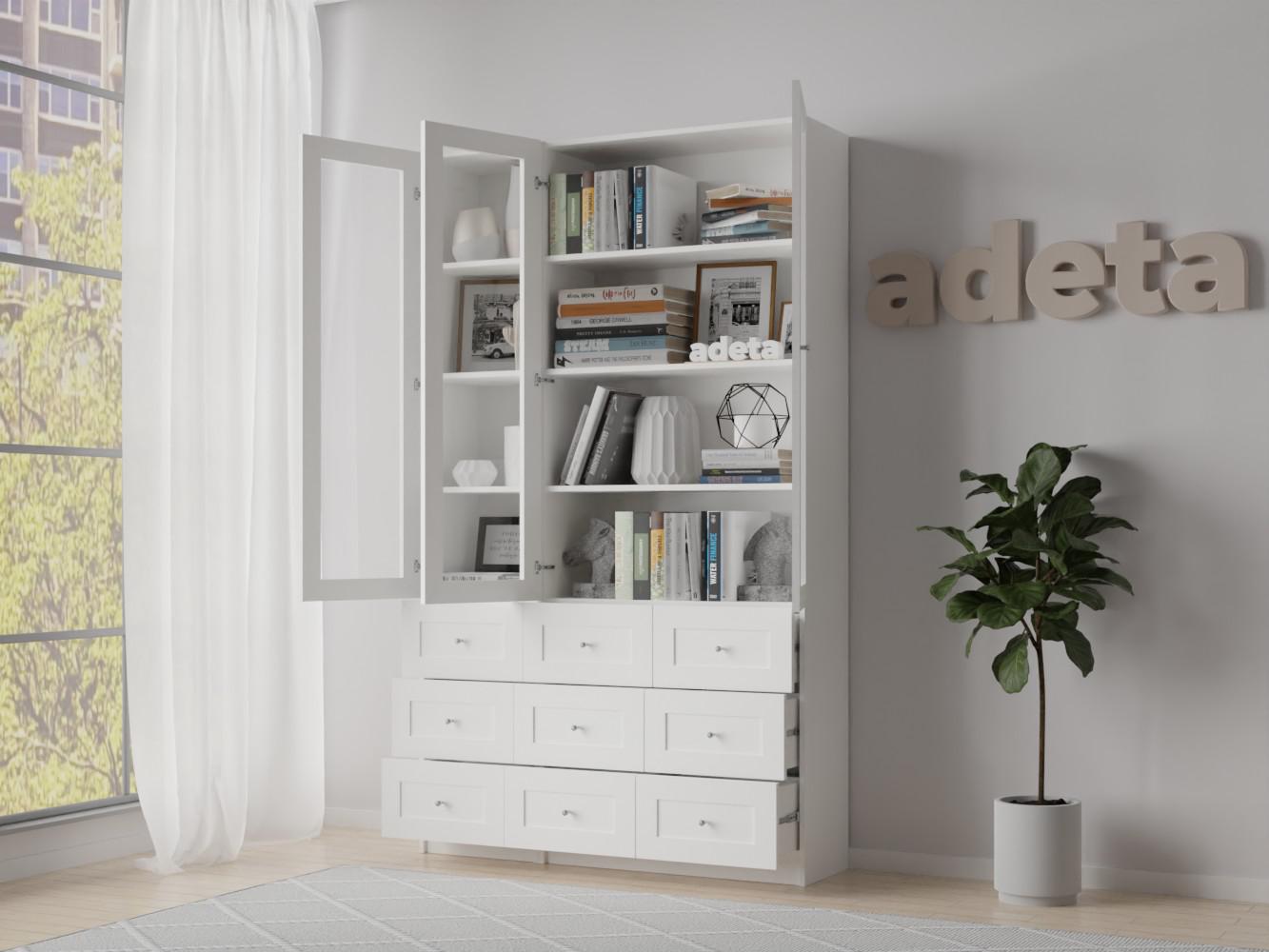 Книжный шкаф Билли 326 white ИКЕА (IKEA) изображение товара