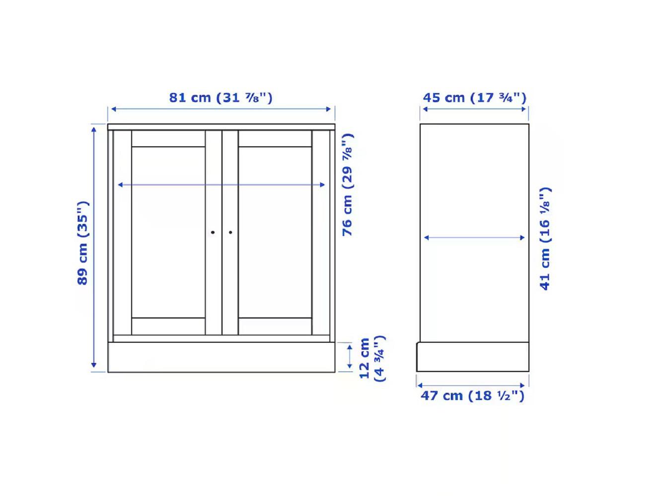 Комод Хавста 113 white ИКЕА (IKEA) изображение товара