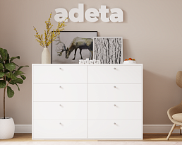 Изображение товара Комод Каллакс 17 white ИКЕА (IKEA) на сайте adeta.ru