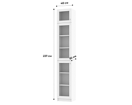 Изображение товара Книжный шкаф Билли 381 white ИКЕА (IKEA) на сайте adeta.ru