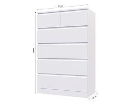 Изображение товара Комод Мальм 26 white ИКЕА (IKEA) на сайте adeta.ru